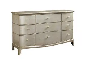 Stylish dresser featuring sleek handles
