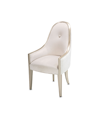 Stylish white armchair design
