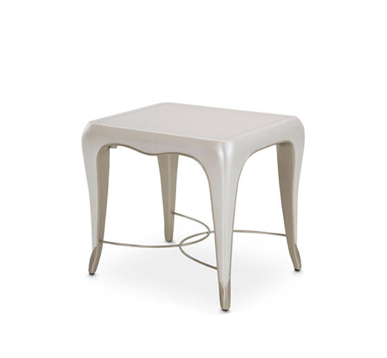 Modern white square table design