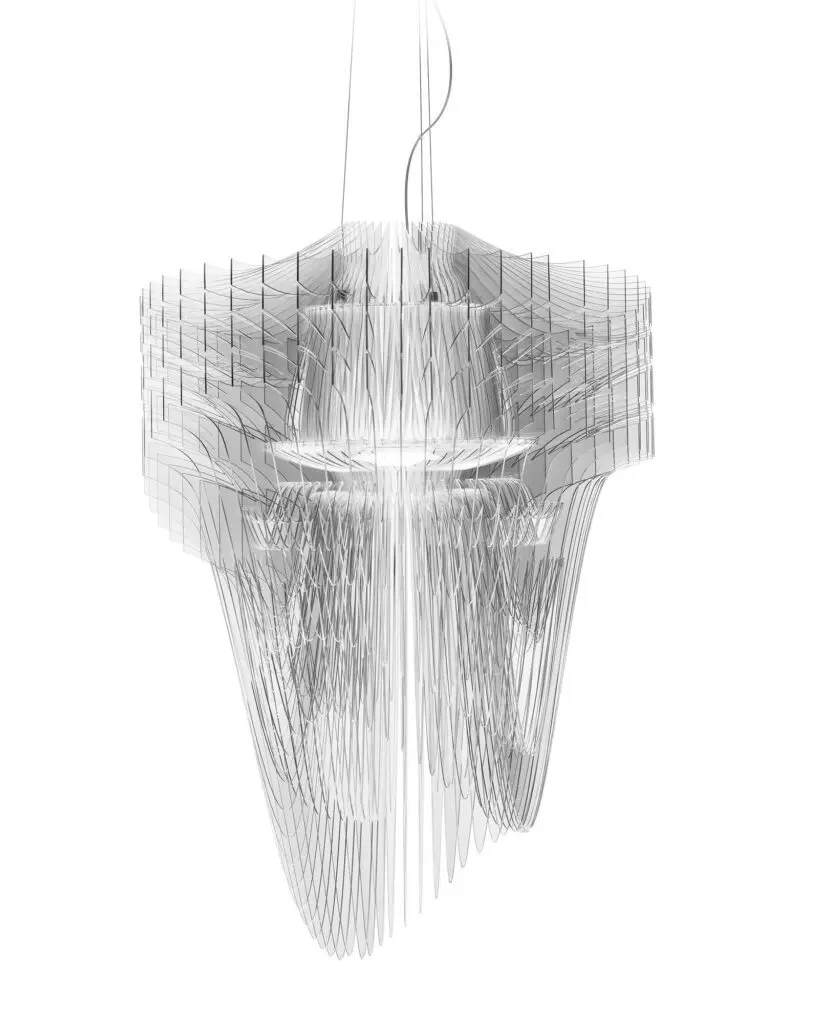 Contemporary artistic chandelier fixture