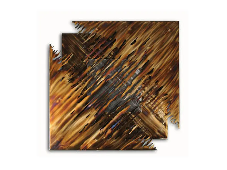 Contemporary art with jagged edges