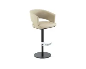 Contemporary swivel bar chair