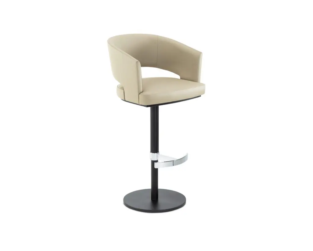 Contemporary swivel bar chair