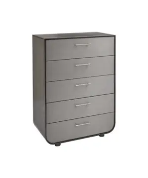Modern gray chest of drawers