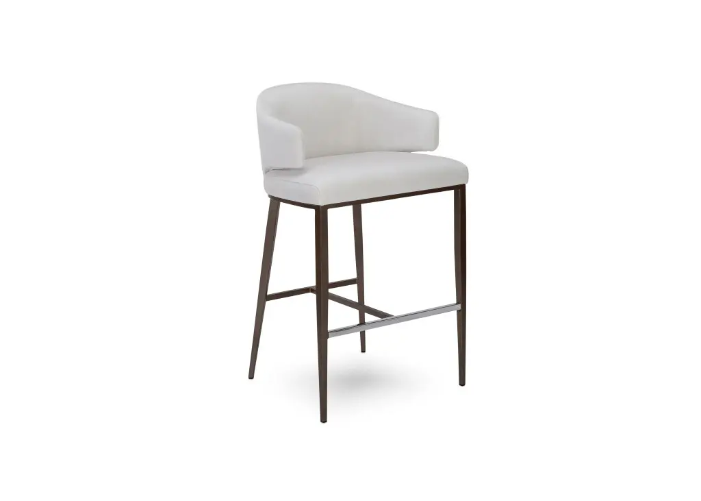Contemporary stool featuring a minimalist design.