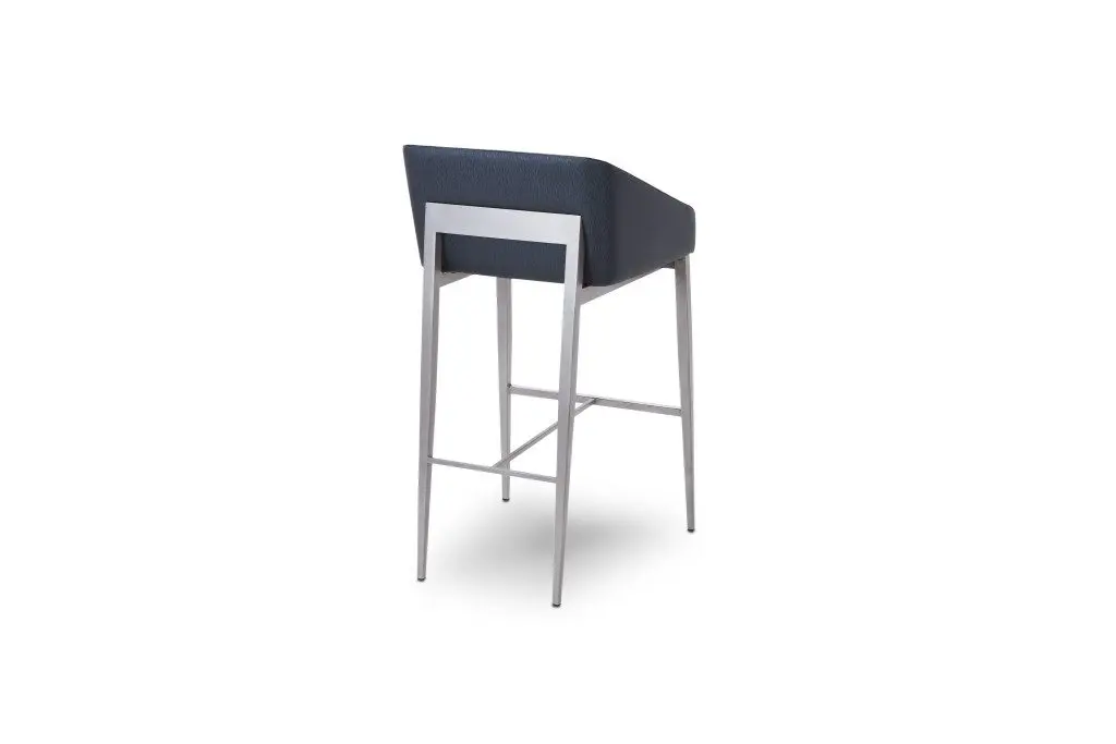 Contemporary bar stool with sleek lines