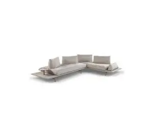 Contemporary L-shaped sofa design