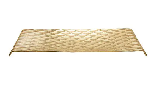 Elegant gold patterned tray