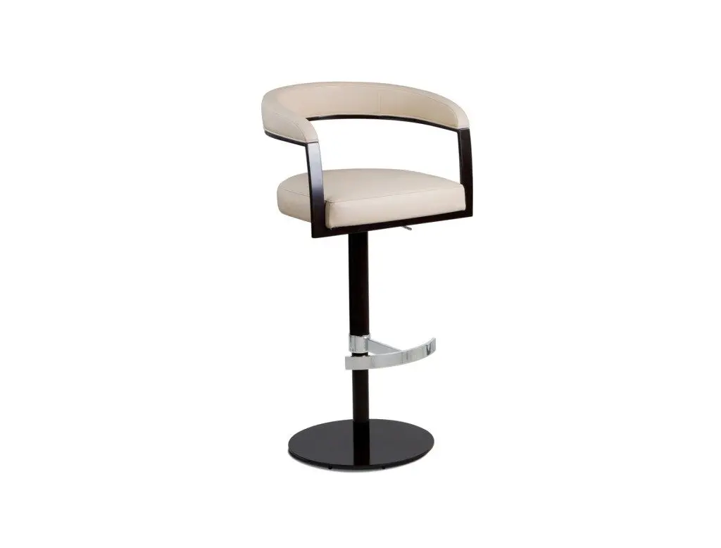 Stylish bar stool with footrest