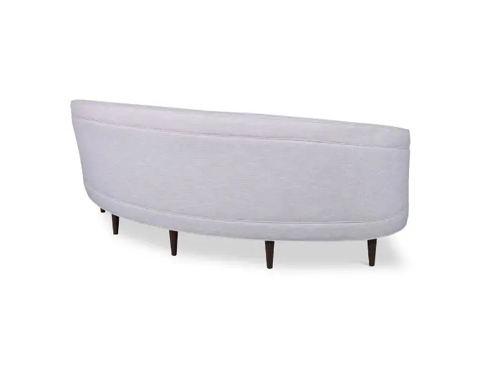 Elegant curved-back sofa design