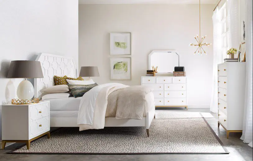 Cozy bedroom featuring neutral tones