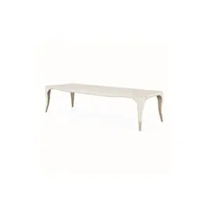 Modern minimalist white bench