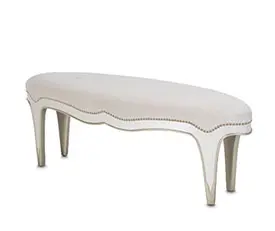 Stylish curved bench design