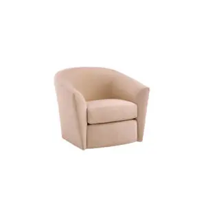 Modern beige upholstered chair