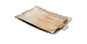 Stacked rectangular wooden trays