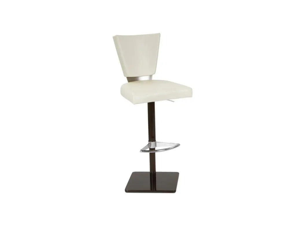 Contemporary stool with square base