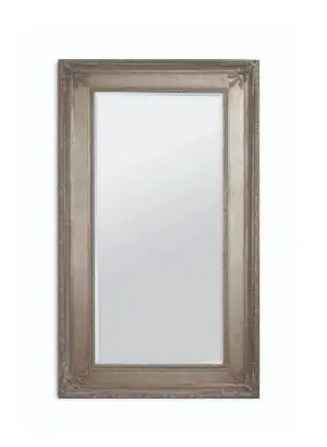 Vintage-style mirror with decorative border