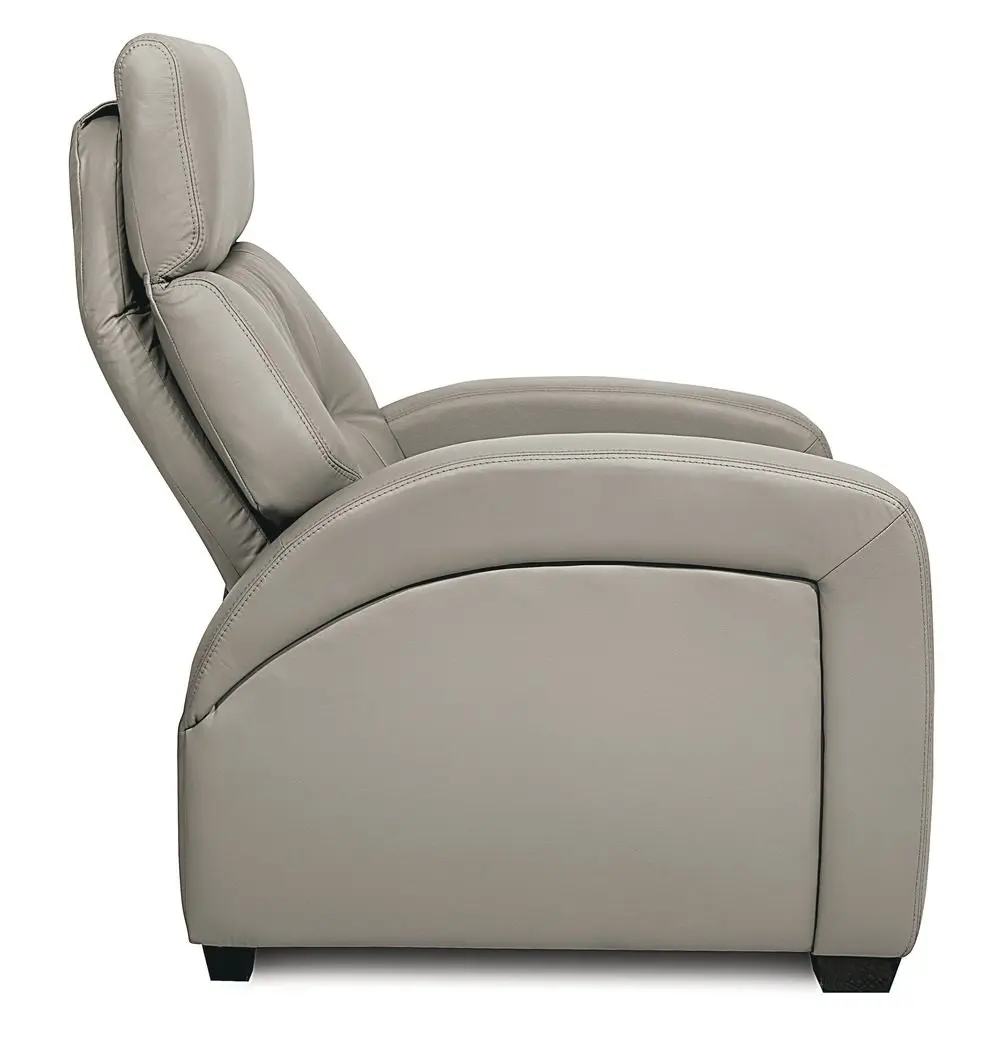 Modern leather recliner profile