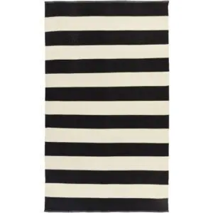 Bold striped pattern rug
