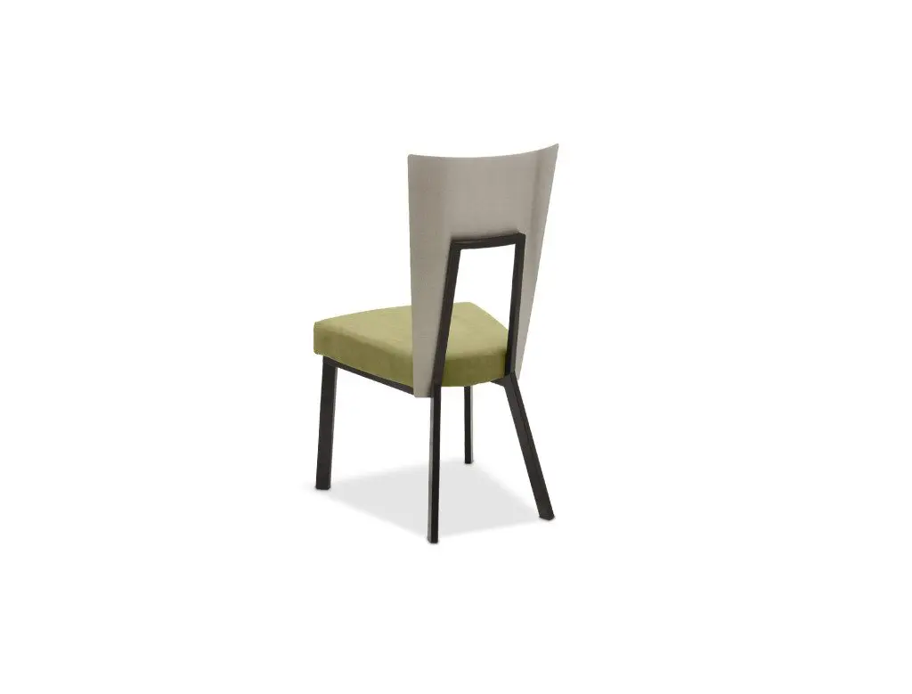 Modern chair with green seat
