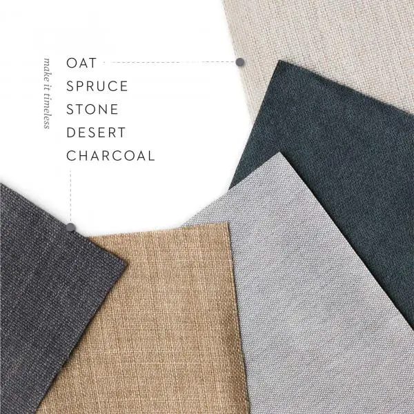 Neutral fabric colors with labeled names
