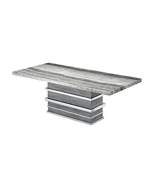 Contemporary rectangular stone table