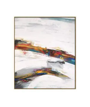 Dynamic abstract art with bold colors