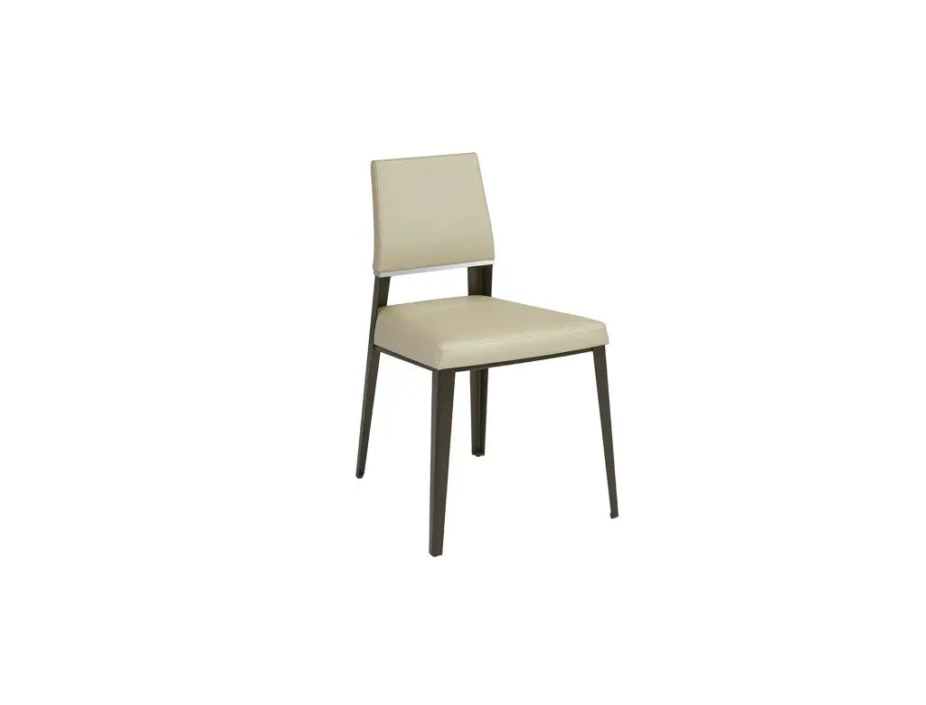 Contemporary upholstered chair with sleek frame