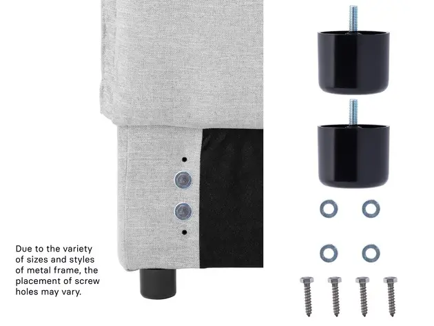 Bed frame assembly parts and instructions