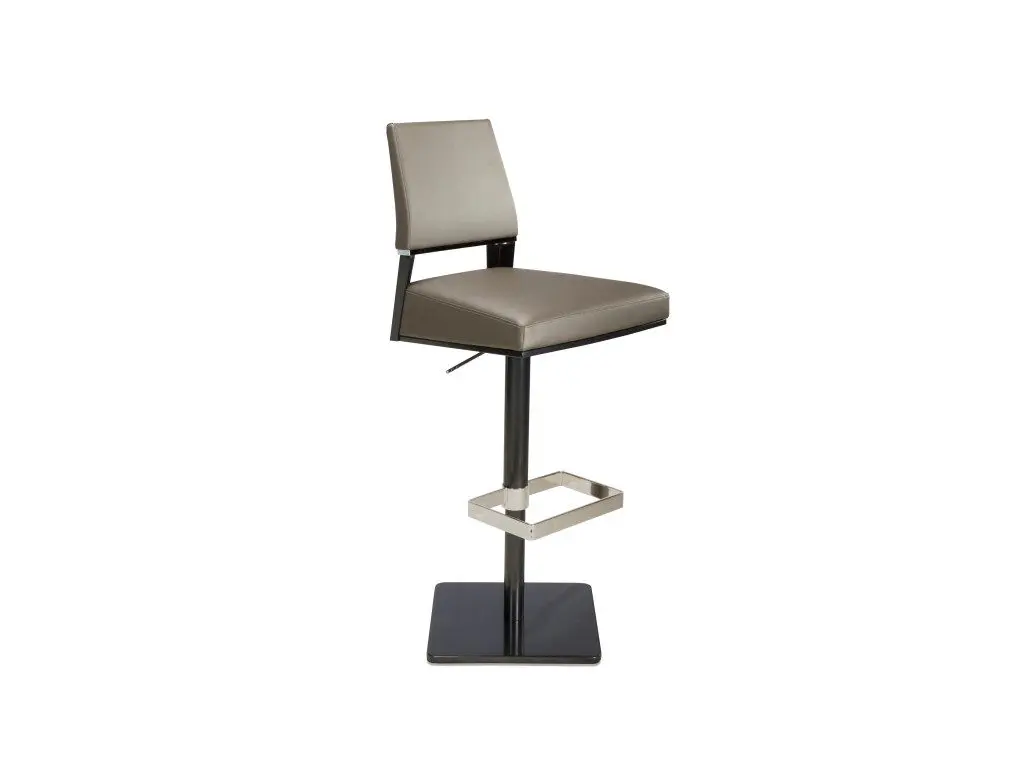 Sleek brown bar stool design