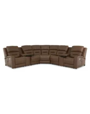 Modern leather corner sofa