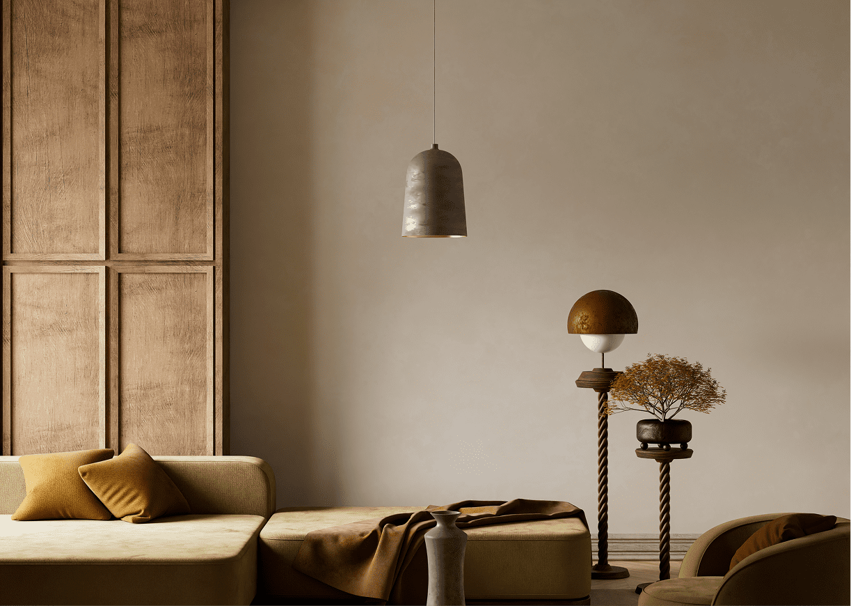 Stylish neutral-toned interior design