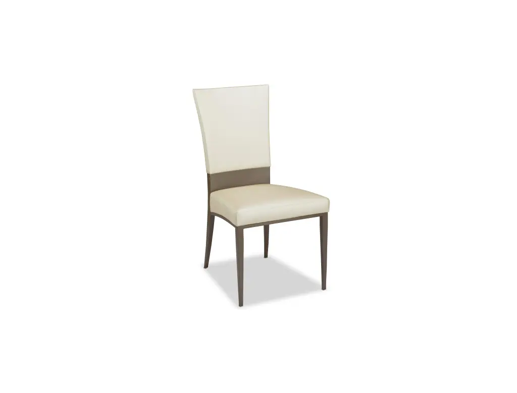 Cream upholstered chair for dining room