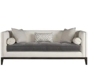 Stylish grey and white couch
