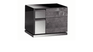 Modern black and gray dresser