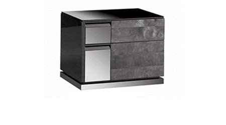 Modern black and gray dresser