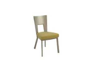 Stylish seating with angled legs