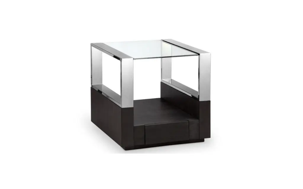 Contemporary square end table design