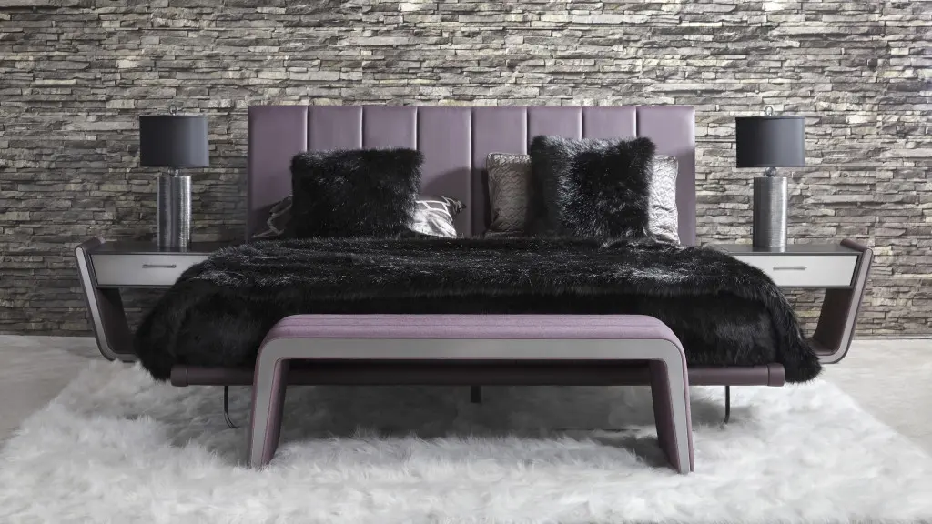 Contemporary bedroom design with stylish lamps