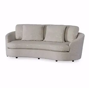 Comfortable beige living room couch