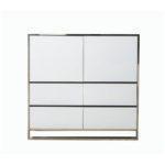 State St. Metal Storage Cabinet by Michael Amini