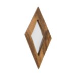 Diamond Chamcha Wood Mirror SM, Natural