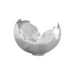 Burled Bowl, Silver Leaf