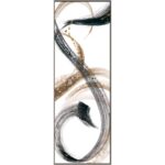 Soft Strokes I (in float frame) Wall Art